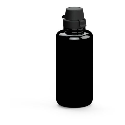 Werbeartikel Tritan Trinkflasche School – schwarz – mit Logo bedruckt 1,0 l BPA-frei für Sportevents & Turniere