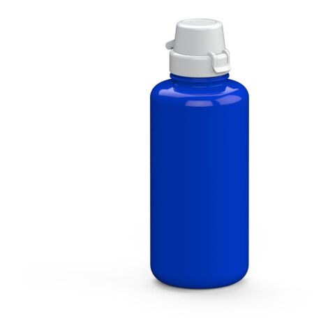 Werbeartikel Trinkflasche School 1 Liter aus Tritan geschmacksneutral 1000ml große Öffnung – trend-blau ps – mit Logo bedruckt