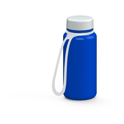 Werbeartikel Tritan Trinkflasche 400 ml Refresh auslaufsicher kohlensäuregeeignet BPA-frei UV-Druck geeignet, inkl. Strap – trend-blau PS – mit Logo