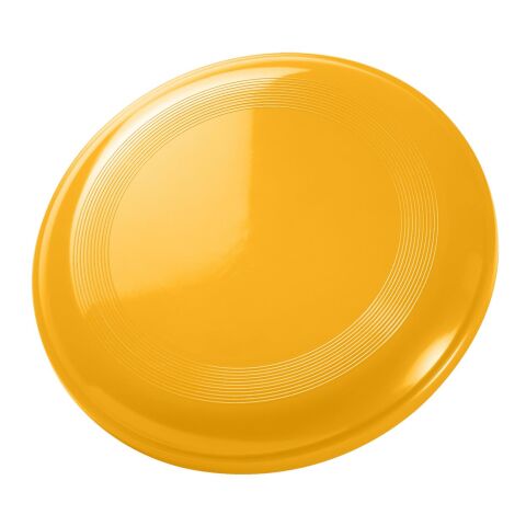 Werbeartikel Frisbee Space Flyer 26 – gelb – mit Logo bedruckt für Strand-Promotions