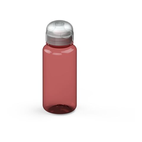 Sport-Werbemittel Trinkflasche Sports – rot – mit Logo bedruckt 400 ml Tritan auslaufsicher für Sportevents & Turniere