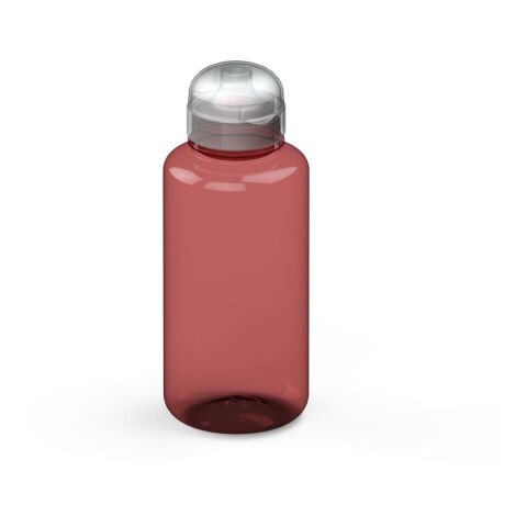 Werbeartikel Tritan Sport Trinkflasche 700 ml Sports kindgerechter Verschluss auslaufsicher BPA-frei – rot – mit Logo bedruckt