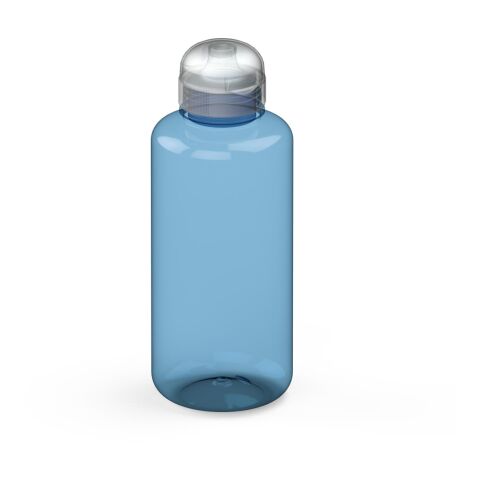 Trinkflasche &quot;Sports&quot;, 1,0 l transparent blau | ohne Werbeanbringung | Nicht verfügbar | Nicht verfügbar