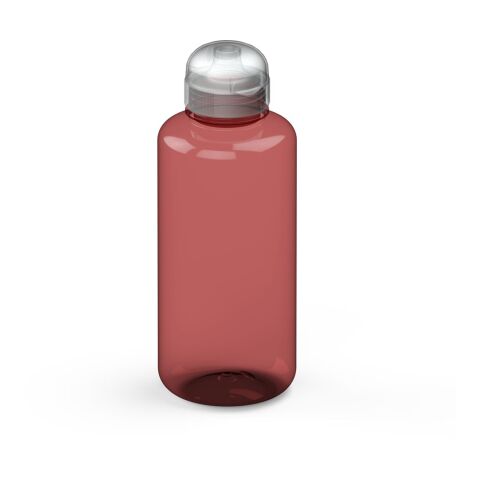Werbeartikel Sports 1,0 l XL Trinkflasche aus robustem Tritan BPA-frei geschmacksneutral mit Weitöffnung & Kindersicherung – rot – mit Logo bedruckt
