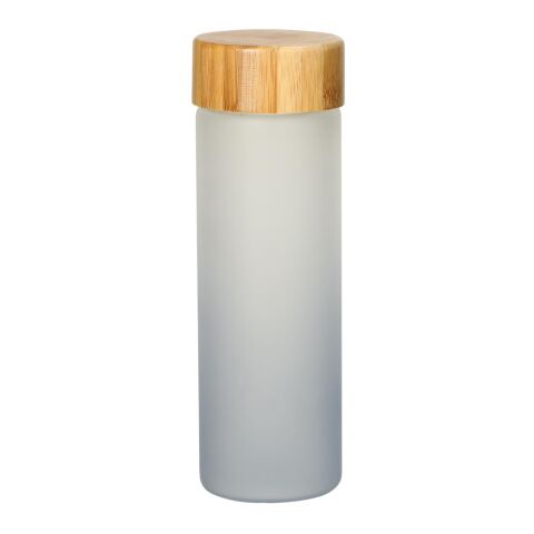 Glasflasche &quot;Frosted&quot; 0,55 l grau | ohne Werbeanbringung | Nicht verfügbar | Nicht verfügbar