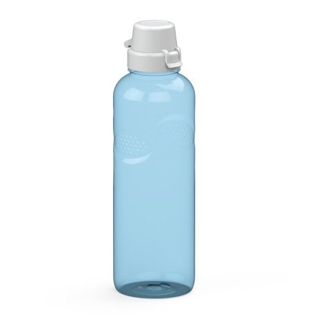 Werbeartikel Trinkflasche Carve School 1 Liter Tritan Griffmulden 1000ml geschmacksneutral große Öffnung – trend-blau ps – mit Logo bedruckt