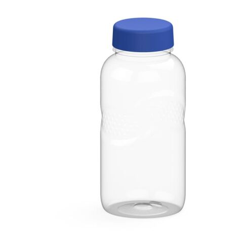 Werbeartikel Carve Refresh 500ml Trinkflasche Tritan kohlensäuregeeignet mit Griffmulden & Weithals-Öffnung auslaufsicher – weiß – mit Logo bedruckt