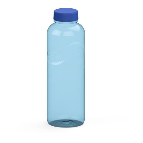 Werbeartikel Carve Refresh 1,0 L Trinkflasche Tritan kohlensäuregeeignet mit Griffmulden & großer Öffnung auslaufsicher – trend-blau ps – mit Logo