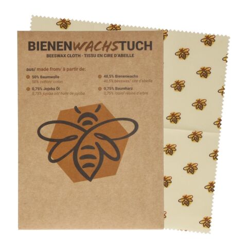Bienenwachstuch &quot;Beeologic&quot; mehrfarbig | ohne Werbeanbringung | Nicht verfügbar | Nicht verfügbar