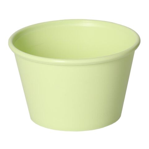 Nachhaltiger Werbeartikel Becher "ToGo", 0,1 l – grasgrün – mit Logo bedruckt