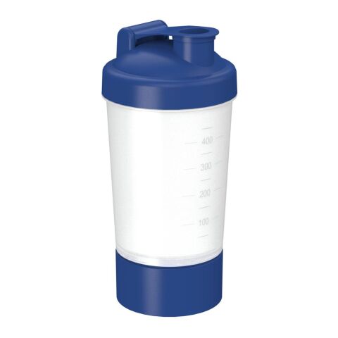 Werbeartikel Shaker "Protein", Pro 1, 0,40 l – weiß – mit Logo bedruckt