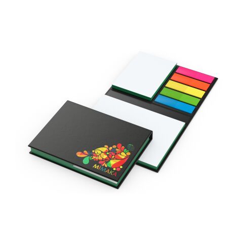 Haftnotiz-Set London Bookcover White Bestseller, 50/50 Blatt, Farbschnitt Bunt-grün | 4C-Quality | Grün | Matt