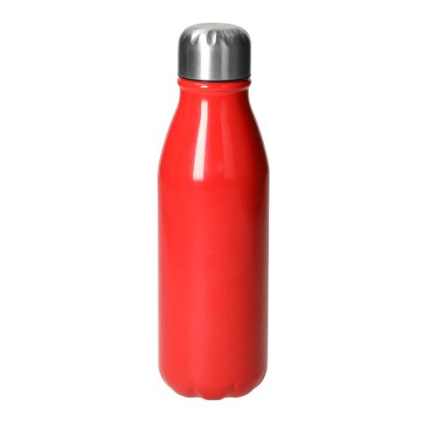 Werbeartikel Aluminiumflasche "Colare", 0,5 l – rot – mit Logo bedruckt