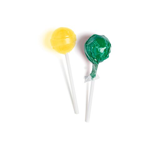 Kugellolly 4c Flexodruck + weiß | Zitrone