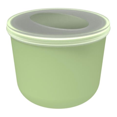 Nachhaltiger Werbeartikel Lunchpot "ToGo", 650 ml – grasgrün – mit Logo bedruckt