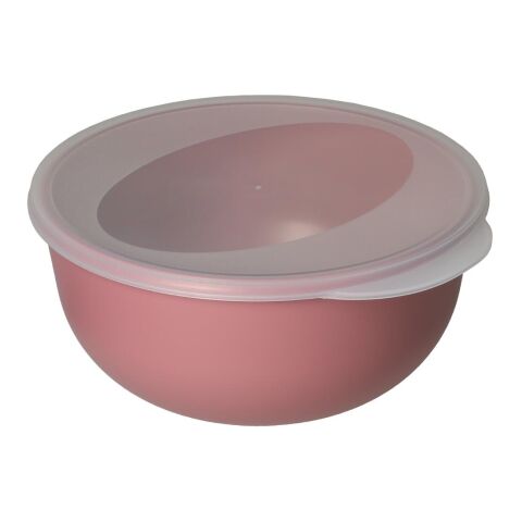 Nachhaltiger Werbeartikel Food-Bowl "ToGo", Classic, 1,0 l – rot – mit Logo bedruckt