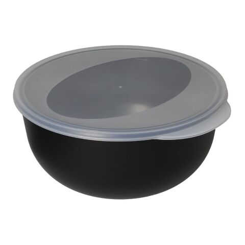 Nachhaltiger Werbeartikel Food-Bowl "ToGo", Classic, 1,0 l – schwarz – mit Logo bedruckt