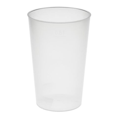 Trinkbecher &quot;Vital&quot;, 500 ml transparent-milchig | ohne Werbeanbringung | Nicht verfügbar | Nicht verfügbar
