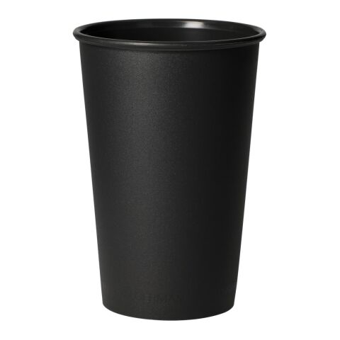 Werbeartikel ToGo 300 ml Becher elastoNature Made in Germany aus nachwachsendem Bio-Kunststoff & Mineralien – schiefer – mit Logo bedruckt