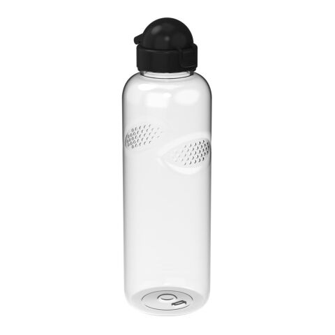 Werbeartikel Trinkflasche Carve Junior 1 Liter Tritan Griffmulden 1000ml kindgerecht auslaufsicher – weiß – mit Logo bedruckt