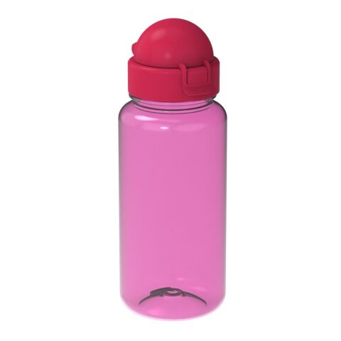 Sport-Werbemittel Tritan Trinkflasche Junior – rot – mit Logo bedruckt 400ml auslaufsicher nachhaltig rPET für Sportevents & Turniere