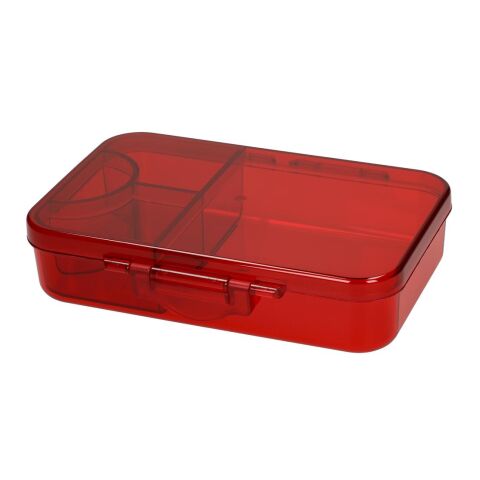 Nachhaltiger Werbeartikel Vorratsdose "Triva" – rot – mit Logo bedruckt