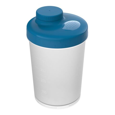 Werbeartikel Shaker Energy – weiß – mit Logo bedruckt 0,40 l Trinkflasche Mixbecher für Fitness Büro