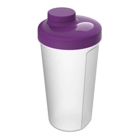Werbegeschenk Shaker Energy 0,60 l – weiß – mit Logo bedruckt für Fitness und Büro