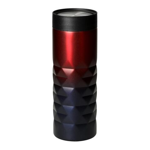 Werbeartikel Thermobecher "Diamond 360" – trend-blau PS – mit Logo bedruckt