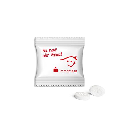 Vivil DoubleMint weiß | 1-farbiger Flexodruck | Standard-Folie