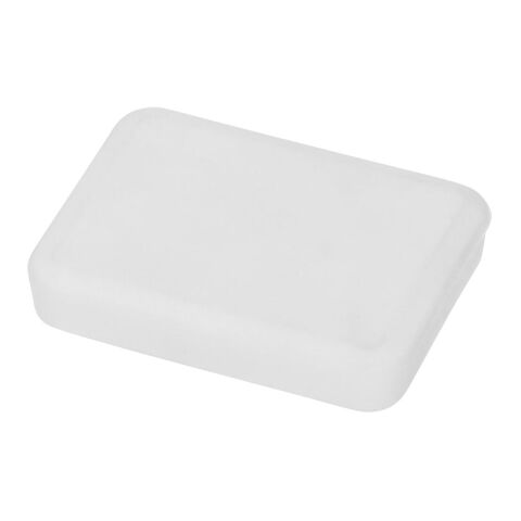 Werbeartikel Radiergummi "Rechteck" – weiß – mit Logo bedruckt