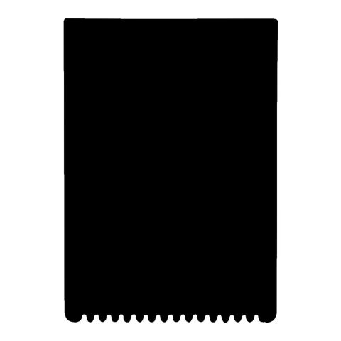 Werbeartikel Eiskratzer "Rechteck" – schwarz – mit Logo bedruckt