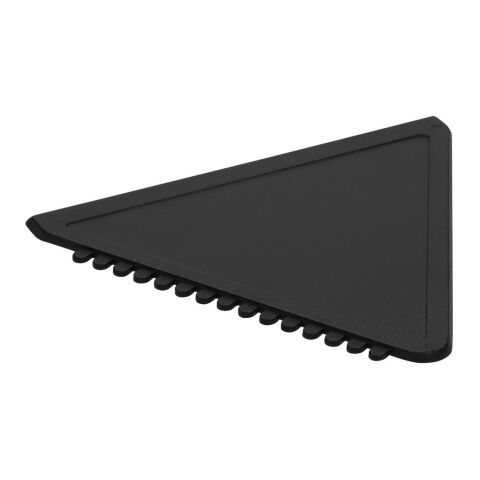 Werbeartikel Eiskratzer "Dreieck" – schwarz – mit Logo bedruckt