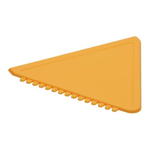 Werbeartikel Eiskratzer "Dreieck" – standard-gelb – mit Logo bedruckt