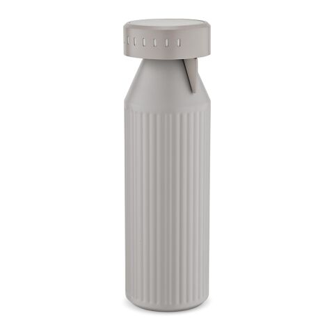 Nachhaltiger Werbeartikel POD Timeos Trinkflasche recy. Edelstahl 690 ml – grau