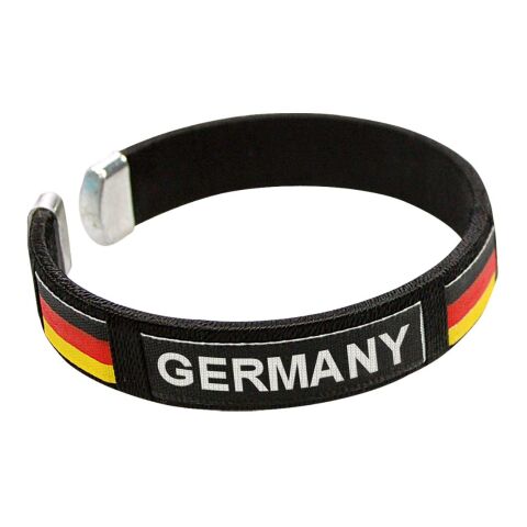 Fan-Armband &quot;Deutschland&quot; schwarz-rot-gold | ohne Werbeanbringung