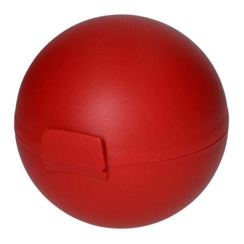 Nachhaltiger Werbeartikel Vorratsdose "Apfel-Box" – rot – mit Logo bedruckt