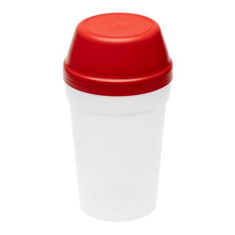 Werbeartikel Shaker "Multi", 0,30 l – weiß – mit Logo bedruckt