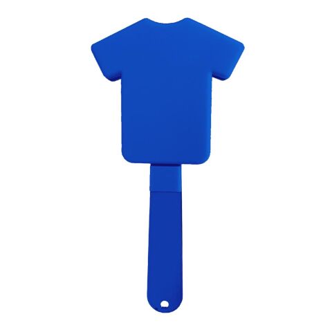 Werbeartikel Klapper Trikot 3-tlg. großer Stadion-Krachmacher in Trikotform IMould-Veredelung für Sport-Events – trend-blau PS – mit Logo bedruckt