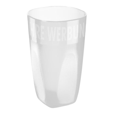Trinkbecher &quot;Maxi Cup&quot; 0,4 l transparent-milchig | ohne Werbeanbringung | Nicht verfügbar | Nicht verfügbar
