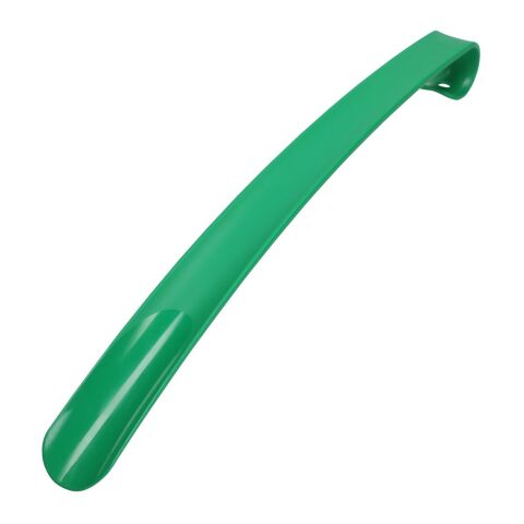 Werbeartikel Schuhlöffel "Cliff" – grasgrün – mit Logo bedruckt