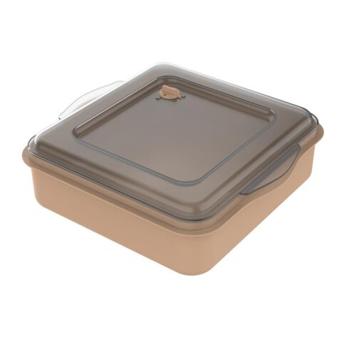 Nachhaltiger Werbeartikel Universalbox „ToGo“ – braun