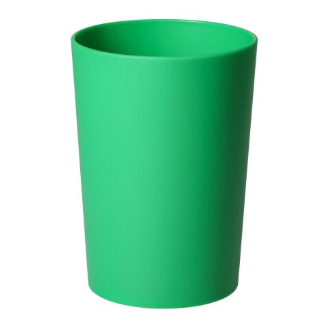 Werbeartikel Zahnputzbecher "Pure" – grasgrün – mit Logo bedruckt