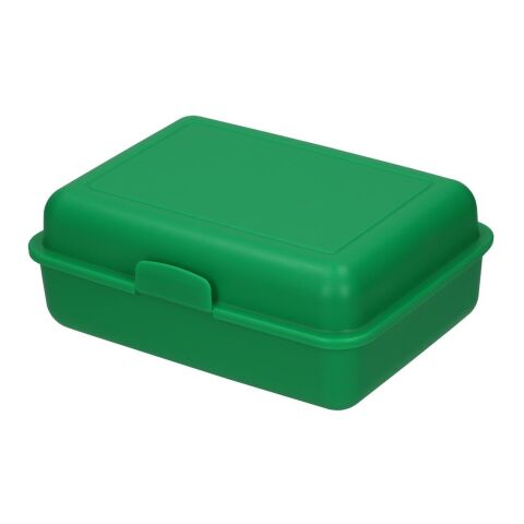 Nachhaltiger Werbeartikel Vorratsdose "School-Box" groß – grasgrün – mit Logo bedruckt