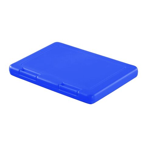 Werbeartikel Vorratsdose "Slim-Box" – trend-blau PS – mit Logo bedruckt