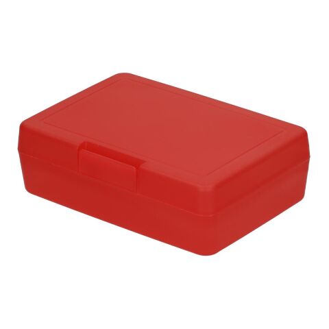 Nachhaltiger Werbeartikel Vorratsdose "Lunch-Box" – rot – mit Logo bedruckt
