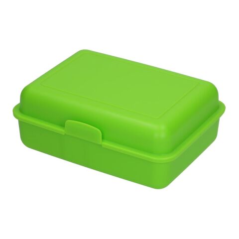 Nachhaltiger Werbeartikel Vorratsdose "Pausen-Box" – grasgrün – mit Logo bedruckt