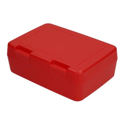 Firmengeschenk Essensbehälter Dinner-Box – rot – mit individuellem Werbedruck, Made in Germany, nachhaltiger Lebensmittelbehälter