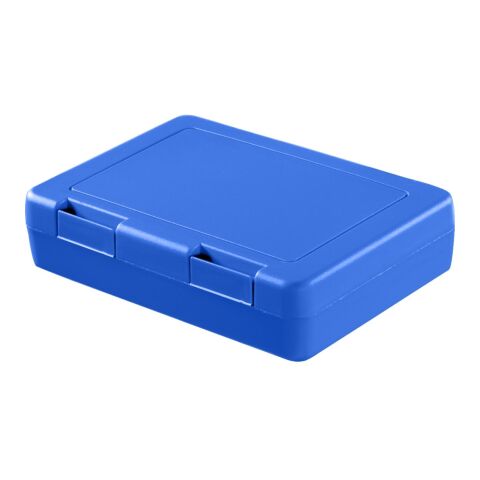 Nachhaltiger Werbeartikel Vorratsdose "Snack-Box" – trend-blau PS – mit Logo bedruckt