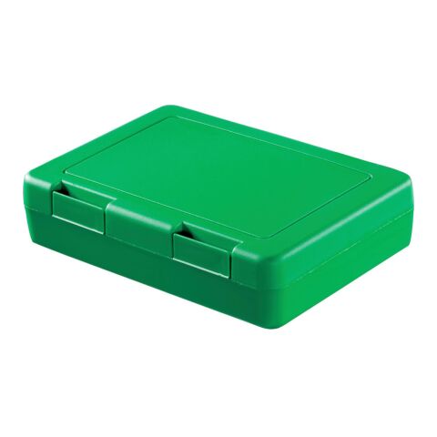 Nachhaltiger Werbeartikel Vorratsdose "Snack-Box" – grasgrün – mit Logo bedruckt